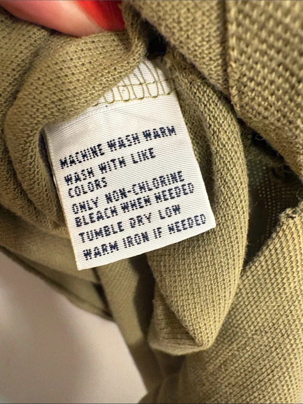 Polo by Ralph Lauren Olive Green Polo with Maroon Pony